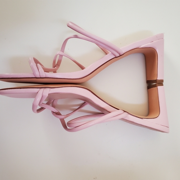 Tinstree skinny strap block heel square toe shoes - Picture 5 of 5